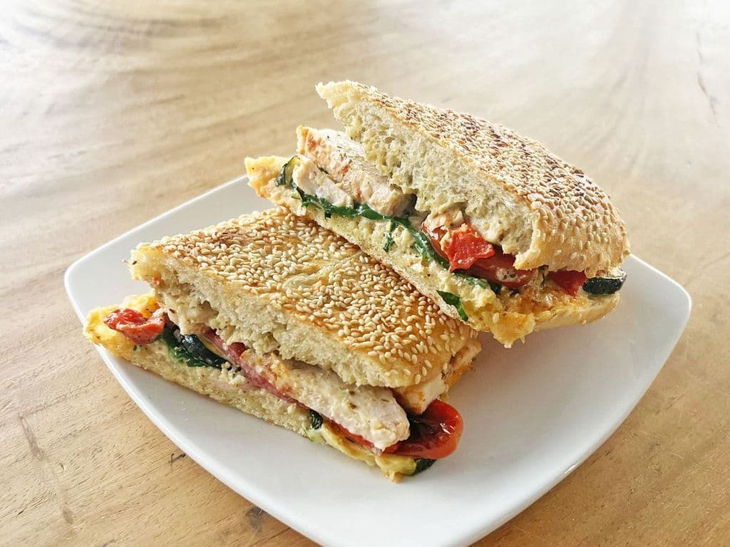 Mediterranean Chicken Panini