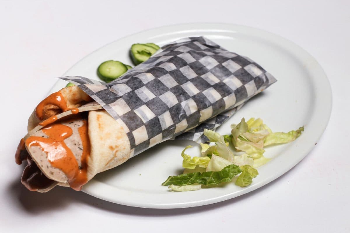 Orange-sauce-delicious-donair-(highly-recommended)