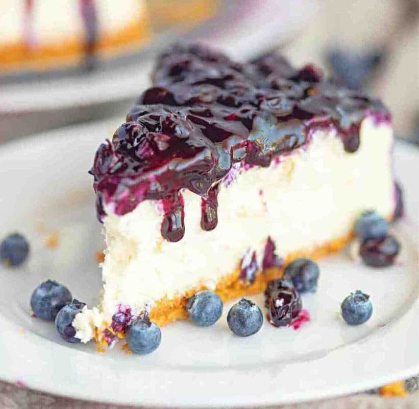 Blueberry cheesecake