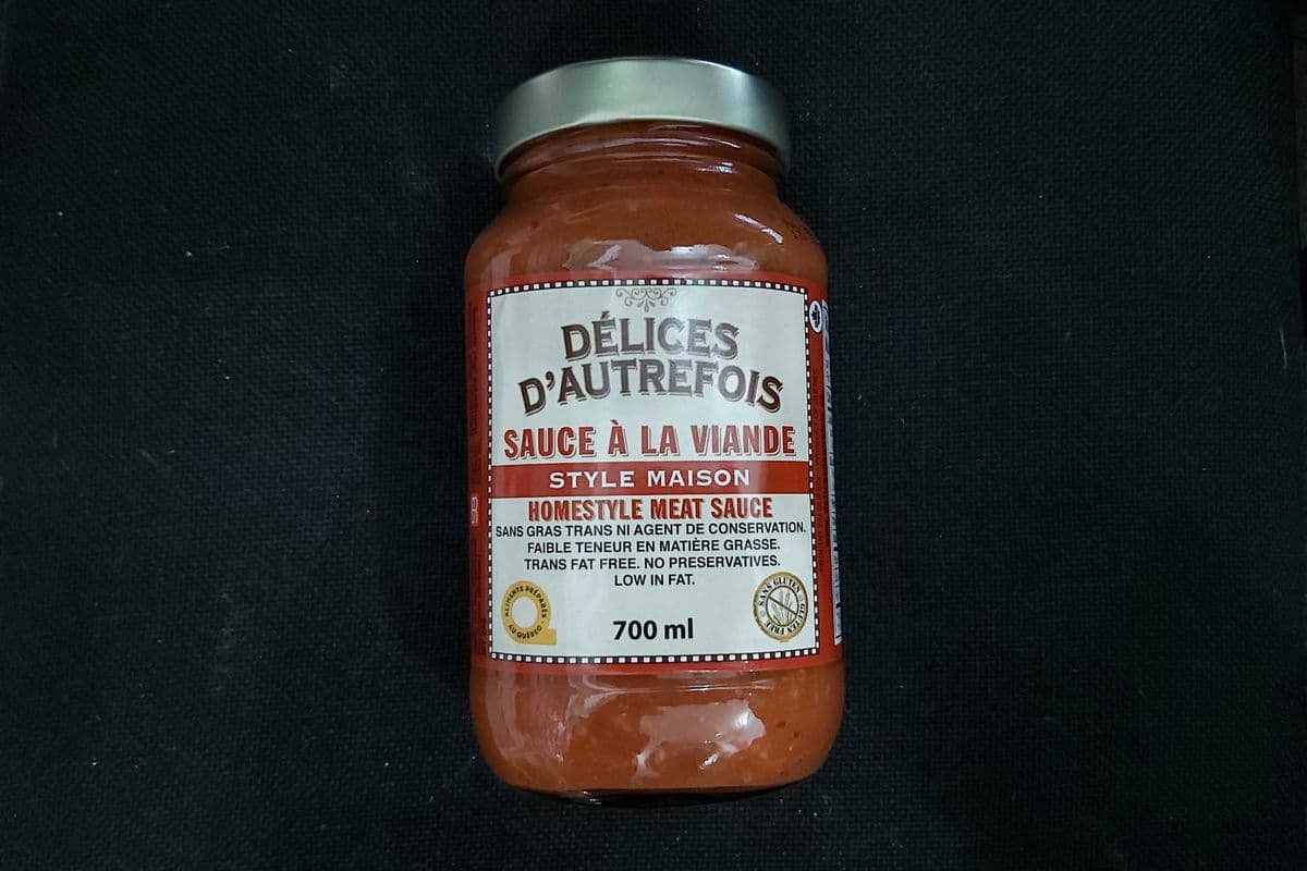Délices d'autrefois sauce pour pâtes à la viande / Homestyle meat sauce