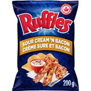 Ruffles Sour Cream 'n Bacon (200 g)