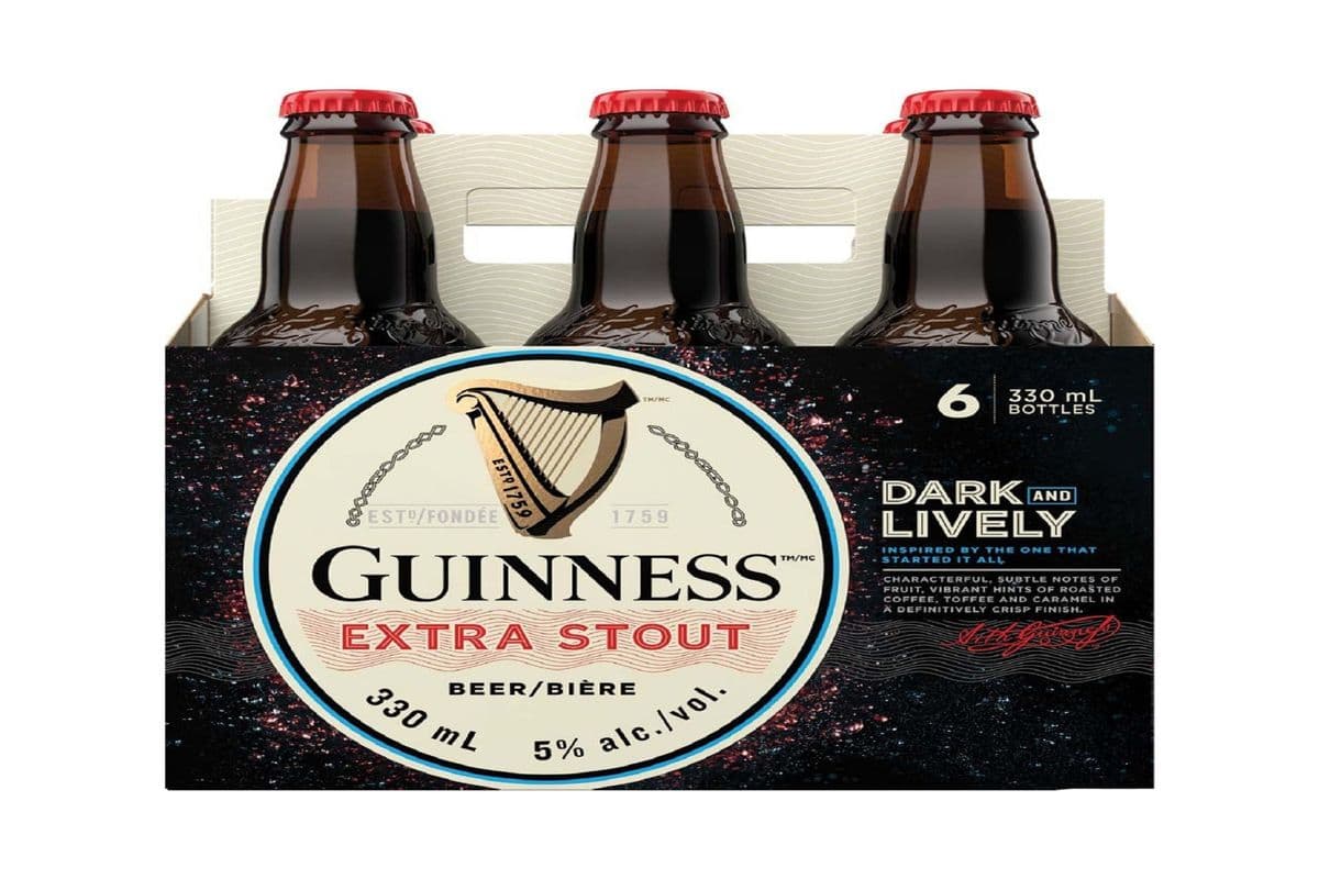 Guinness Extra Stout (6 x 330ml)