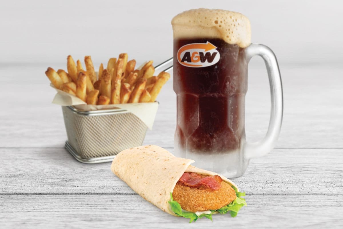 Bacon Chicken Wrap Combo