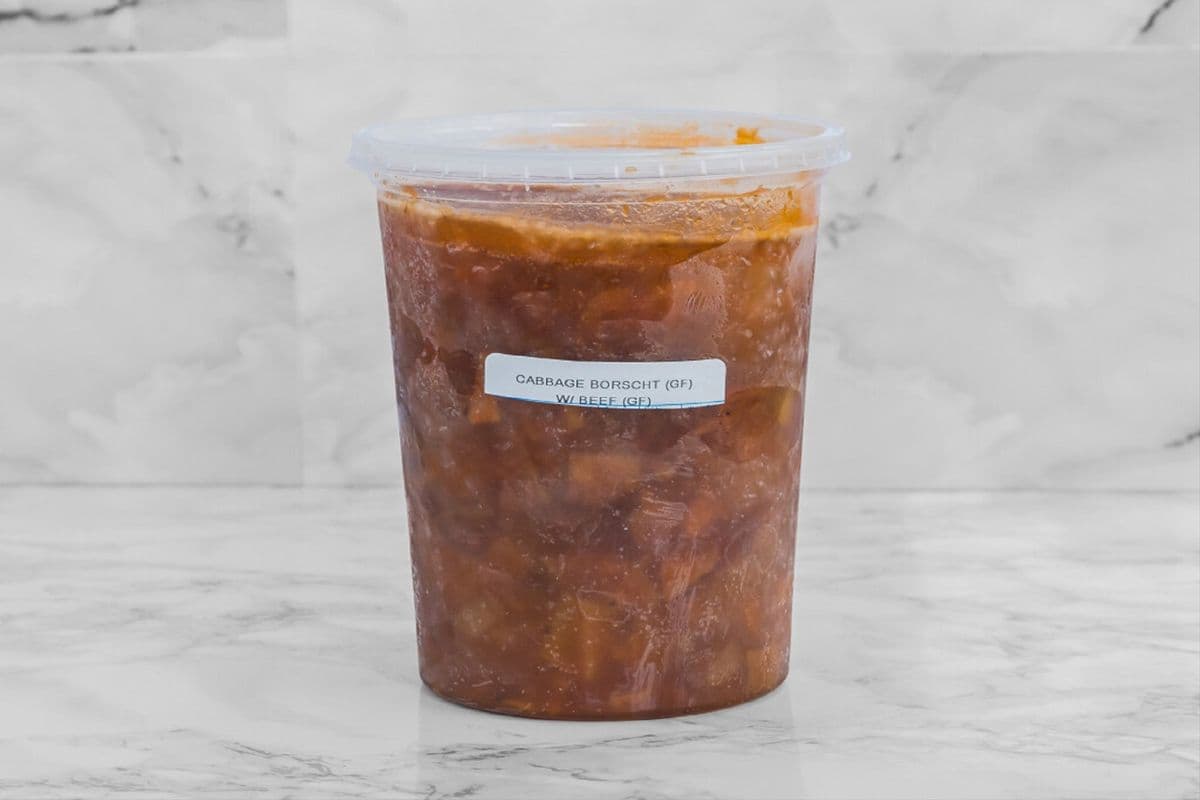 Bernstein's Cabbage Borscht with Beef