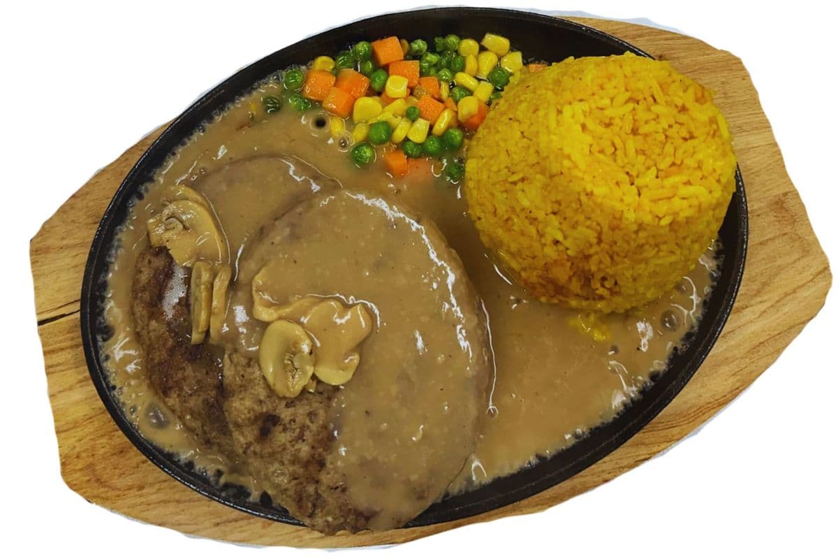 Sizzling Burger Steak w/ Java Rice