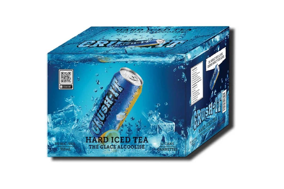 Crush-It Hard Iced Tea (12 x 355 ml)