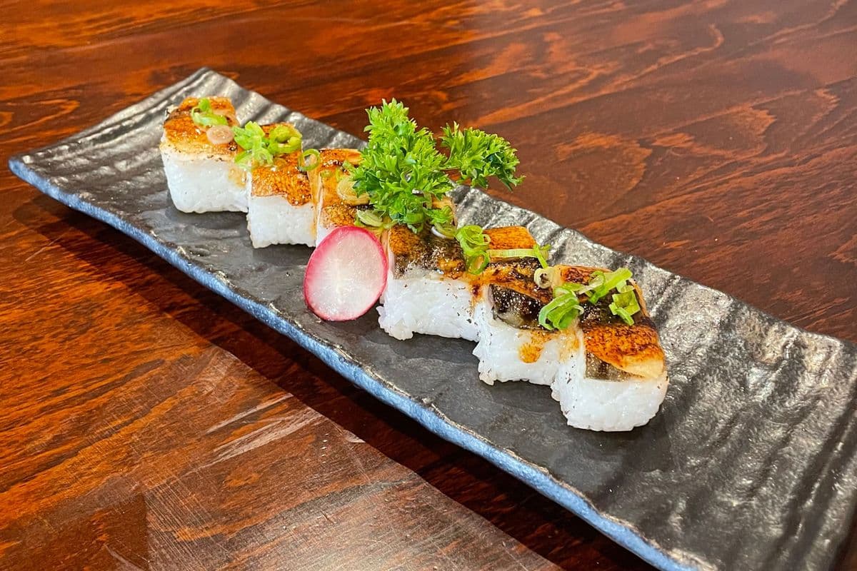 Saba Oshi Sushi