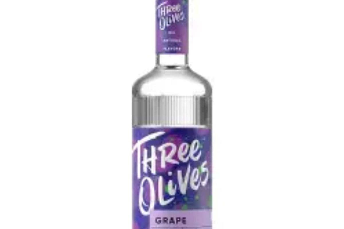 Three Olives Grape Vodka - 750ml (1 x 750ml)