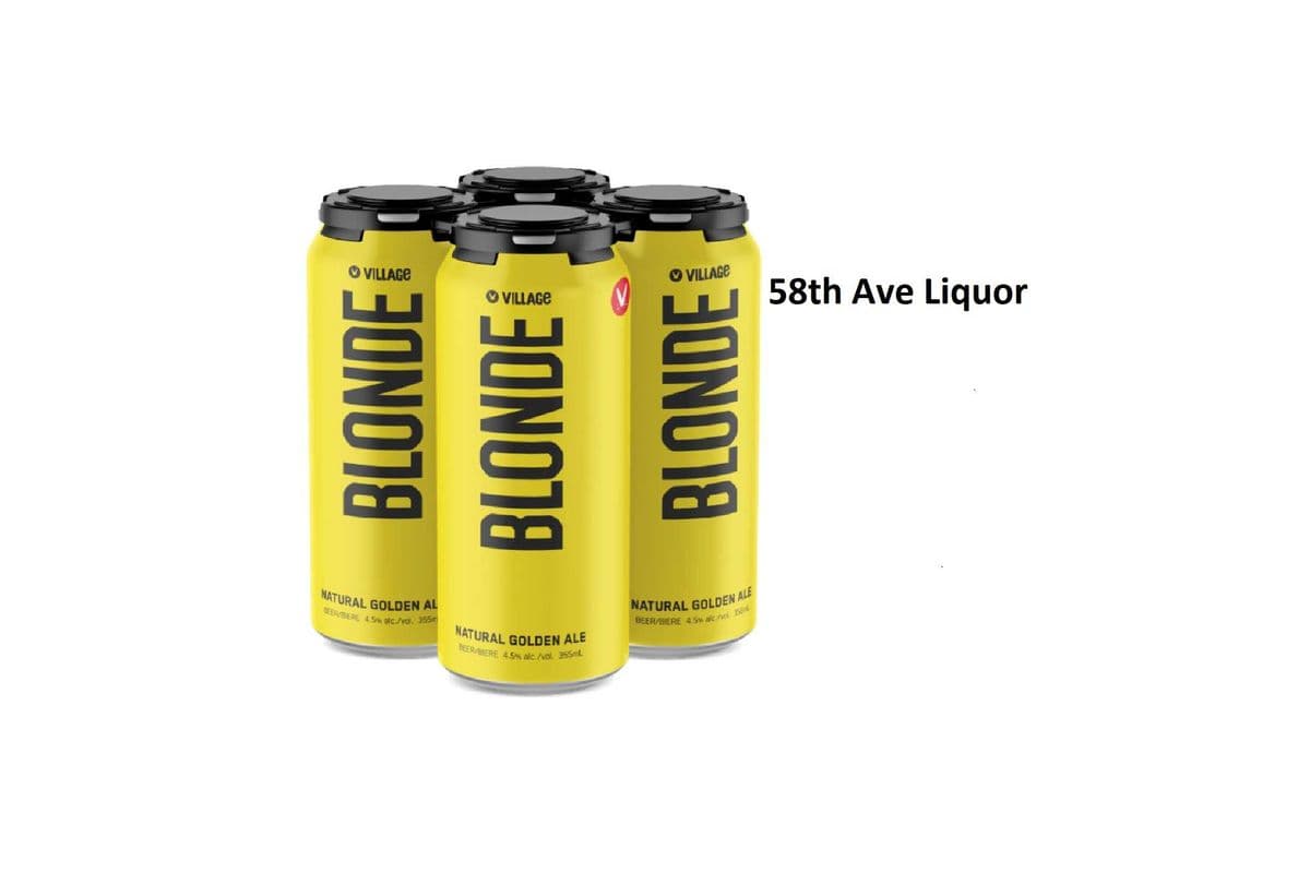 VILLAGE BLONDE GOLDEN ALE 4 CANS (1 x 4x473ML)