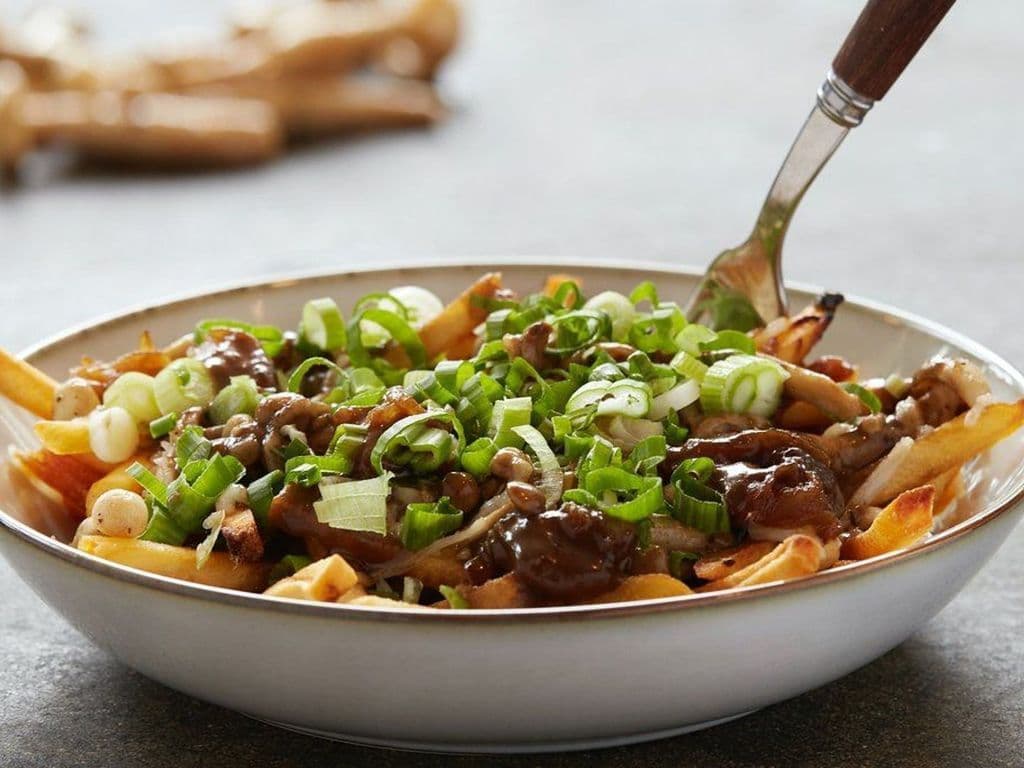 Roasted Mushroom Poutine