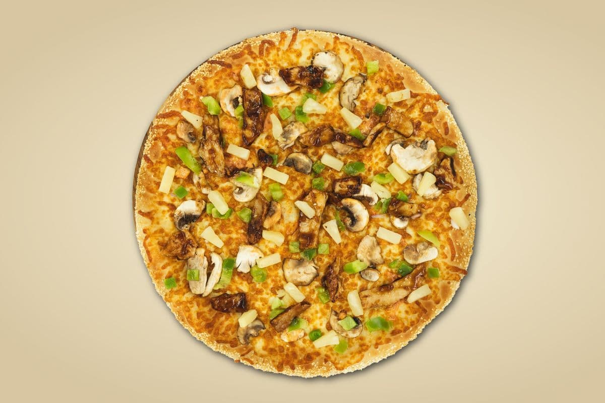 18. 12" Medium Teriyaki Chicken Pizza