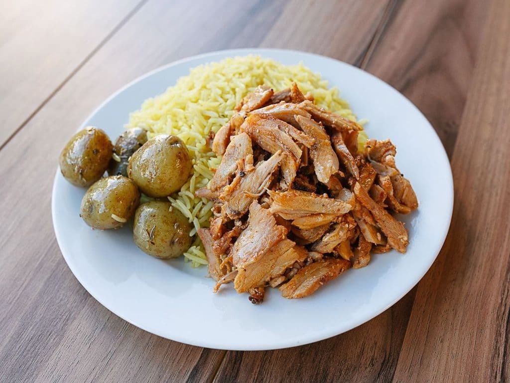 Chicken Donair Rice Plate