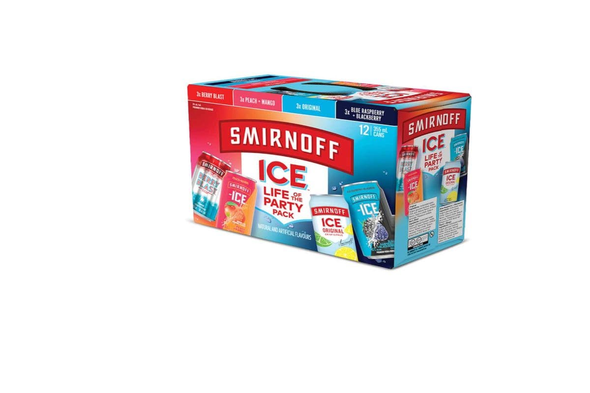 Smirnoff Ice Life of the Party Pack (12 x 355 ml cans)