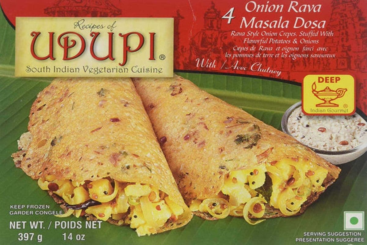 Deep Onion Rava Masala Dosa (4 pcs)