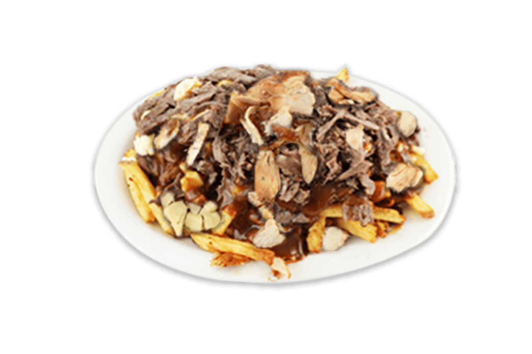 Large shawarma poutine