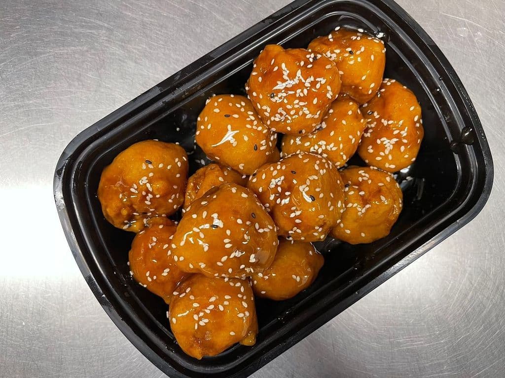 16. Honey Garlic Chicken Balls