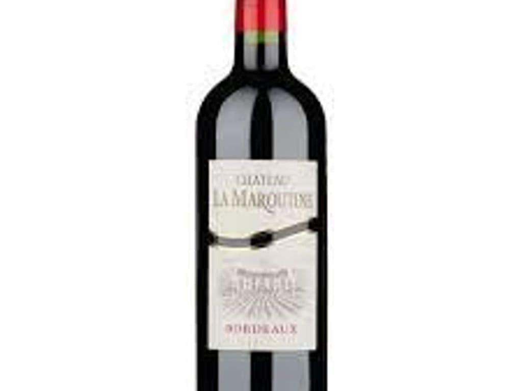 CHATEAU LA MAROUTINE Bordeaux Wine, 750ml