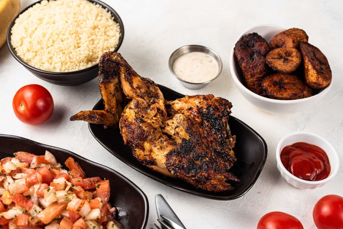 Quarter Chicken Breast Platter