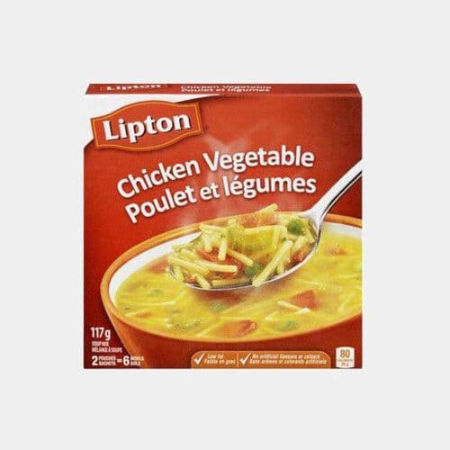 Lipton Soupe poulet et légumes (2 sachets) / Lipton Noodles Soup Chicken & Vegetable (2bags)