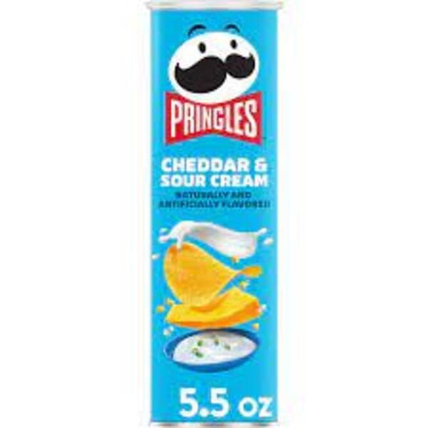 Pringles Croustilles Cheddar et Creme Sure 156g/ Pringles Cheddar & Sour Cream 156g