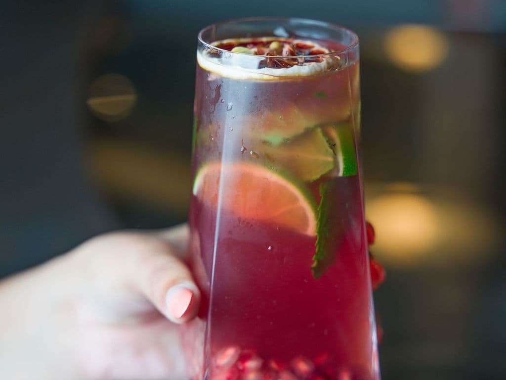 Pomegranate Virgin Mojito