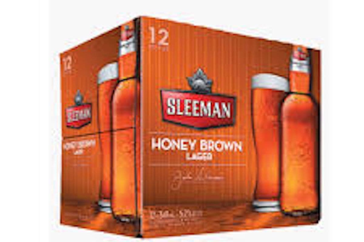 Sleeman Lager Beer Honey Brown 12 bottle (12 x 341 ml)