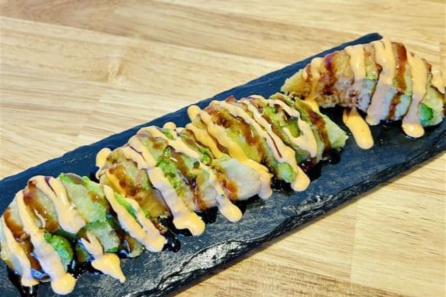2. Deep Fried Avocado & Spicy Crab