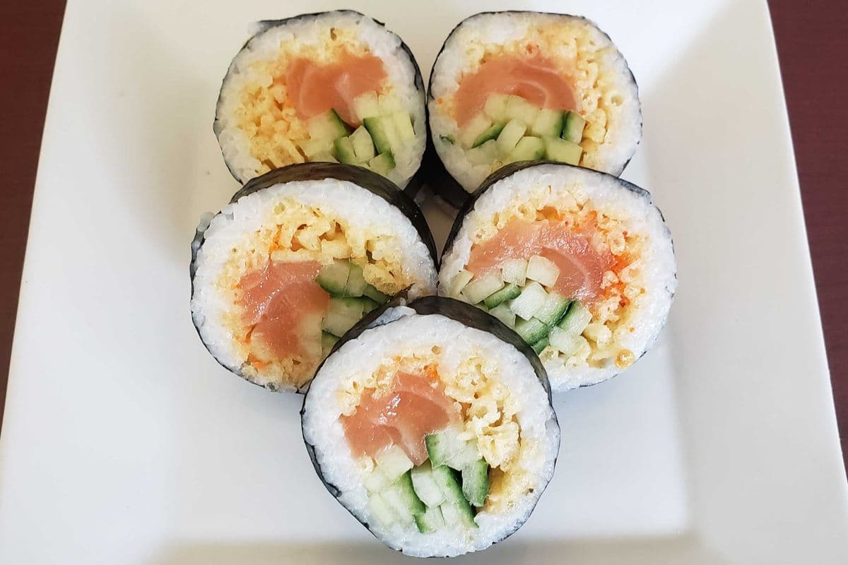 Futomaki au saumon épicé
