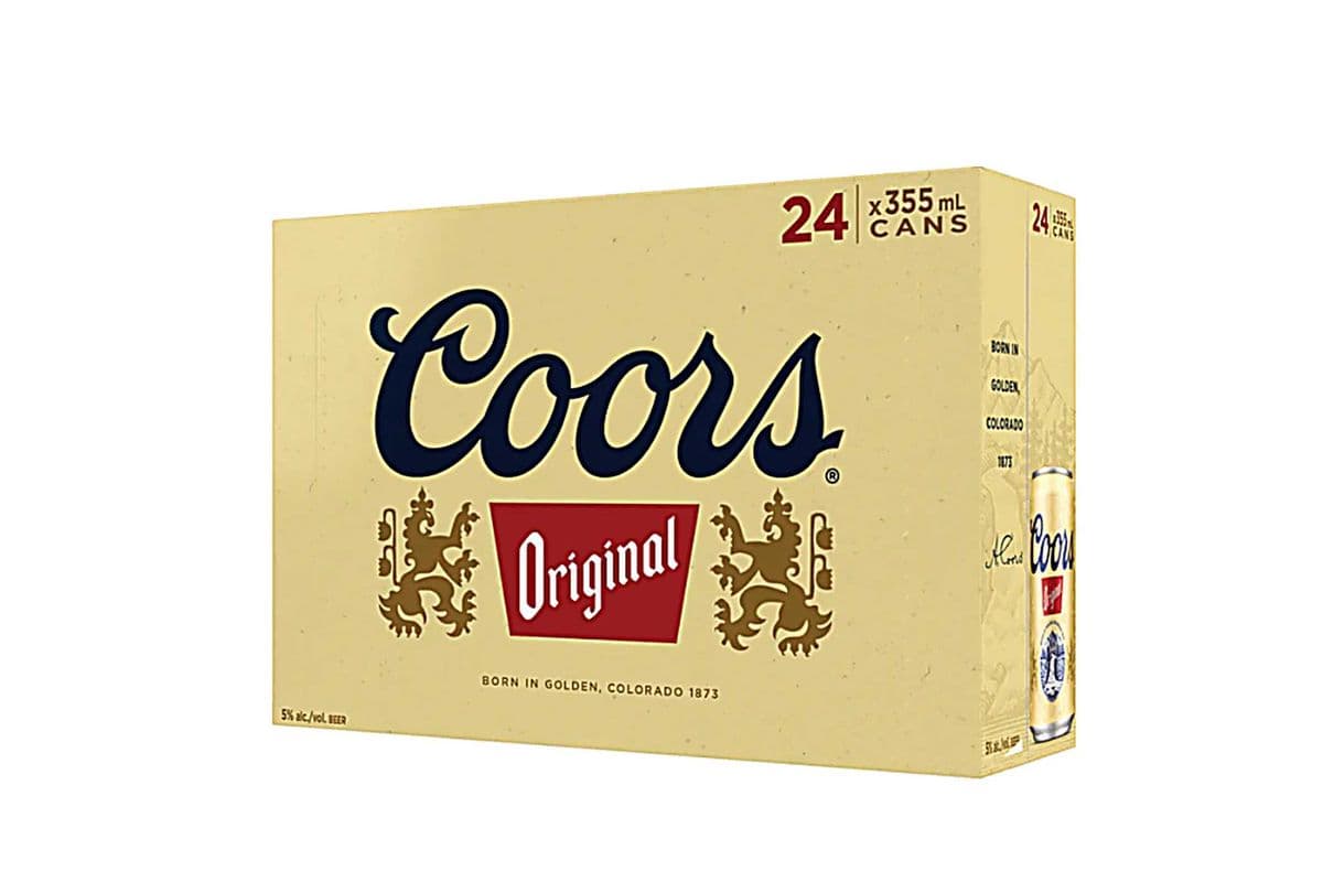 Coors Original 24pk (1 x 24x355ml Cans)