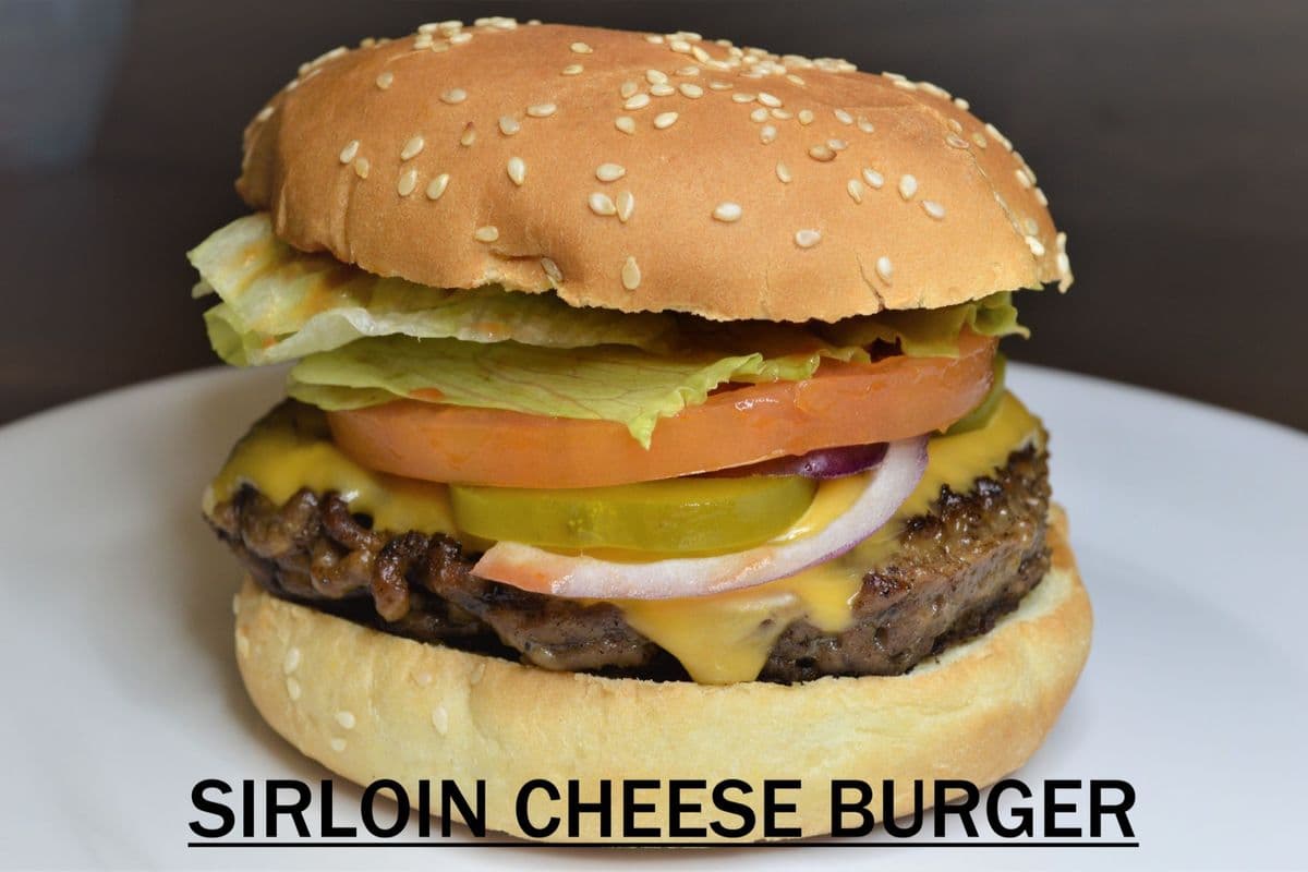 Sirloin Cheeseburger (6 oz)