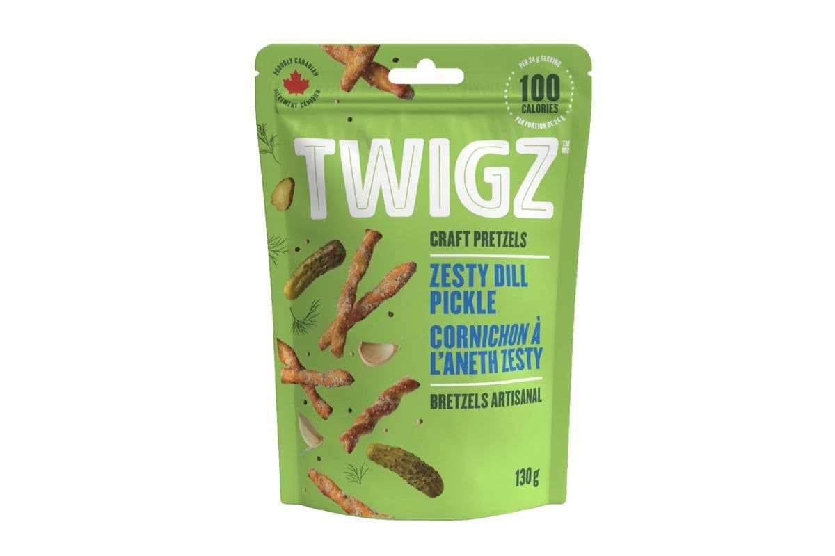 Twigz Pretzels Zesty Dill Pickle (130g) 77837