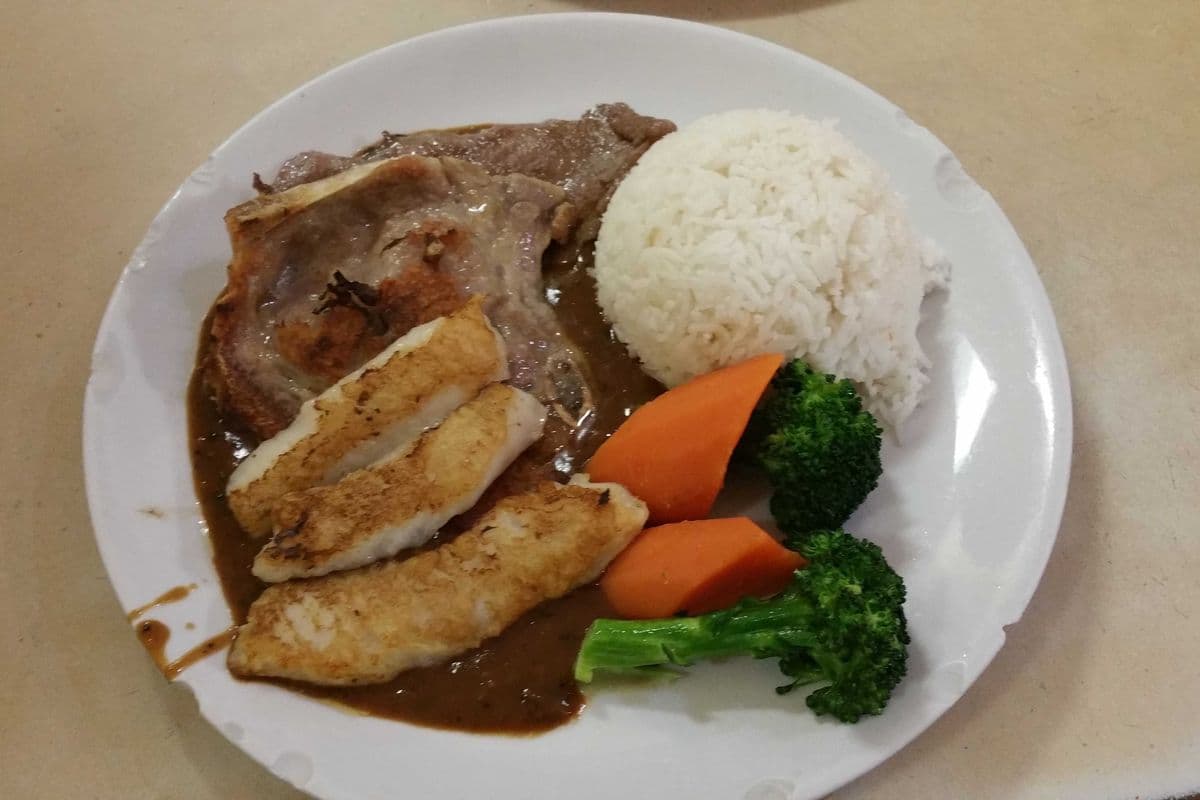Hong Kong Style Mix Plate with Two Entrees 双拼
