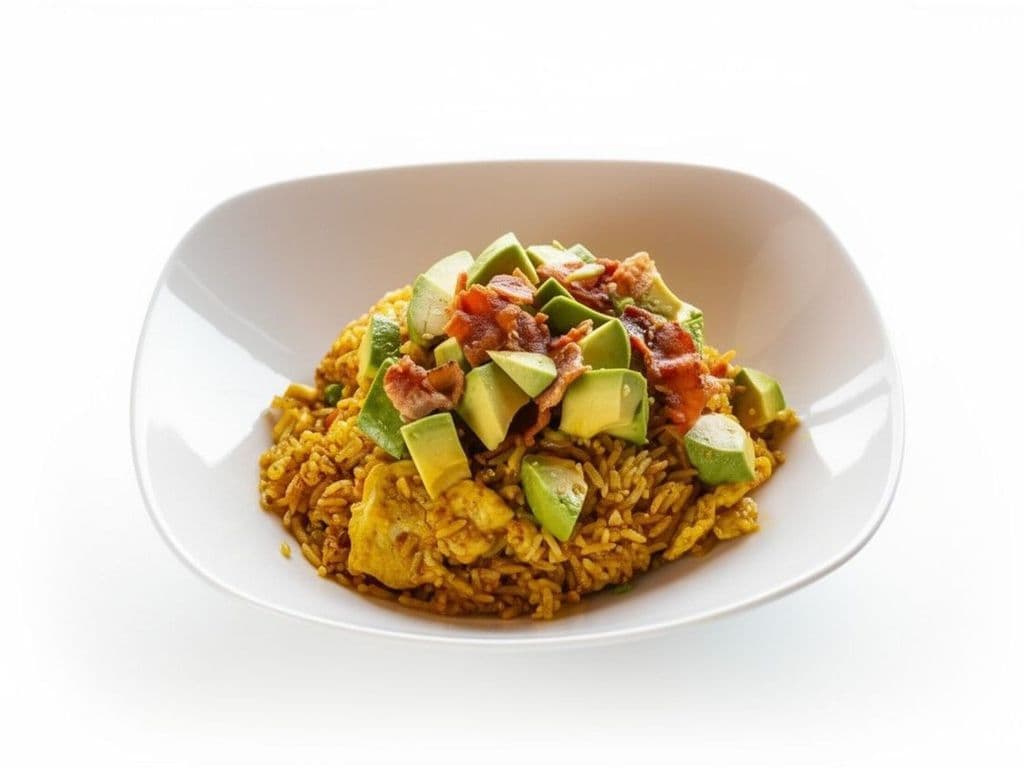 Avocado Curry Fried Rice