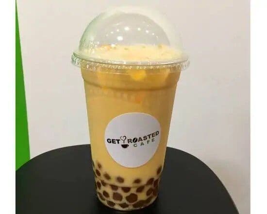 Peach Bubble Tea (with Milk)