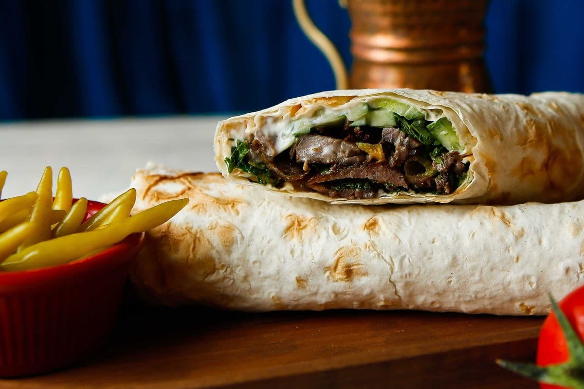Beef Saj Wrap