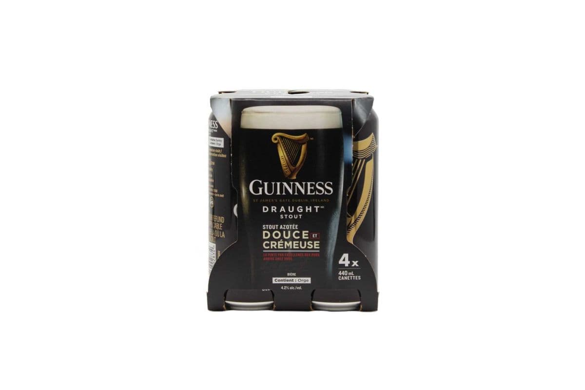 Guinness Draught, Ireland (4 Cans) (4 x 440ML)