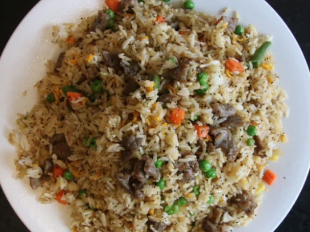 Black Pepper Beef & Vege Fried Rice
