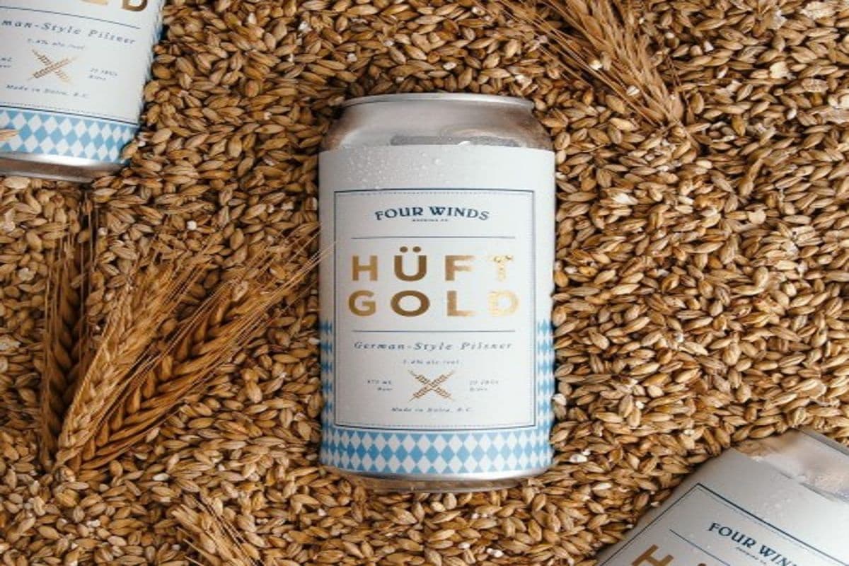 Four Winds Brewing - Huftgold German Pilsner (1 x 473 ml)