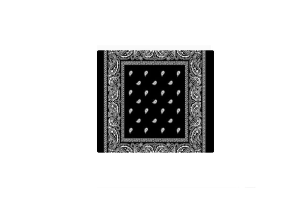 Bandana (Black Pasley)