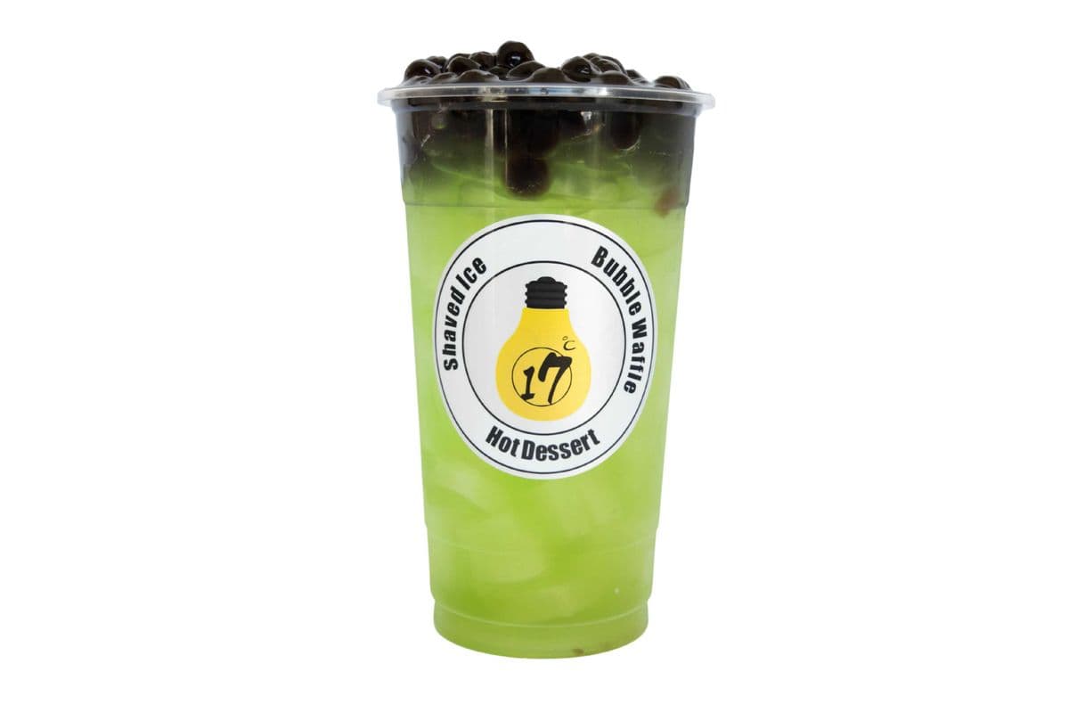 Green Apple Green Tea with Pearls