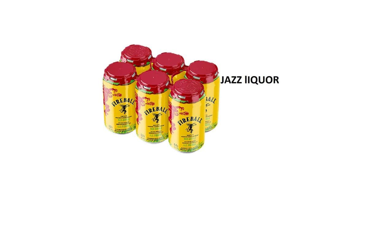 FIREBALL APPLE CINNAMON 6 CANS (1 x 6x355ML)