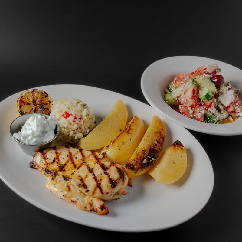 Assiette de poitrines de poulet (x2) / Double chicken breast plate