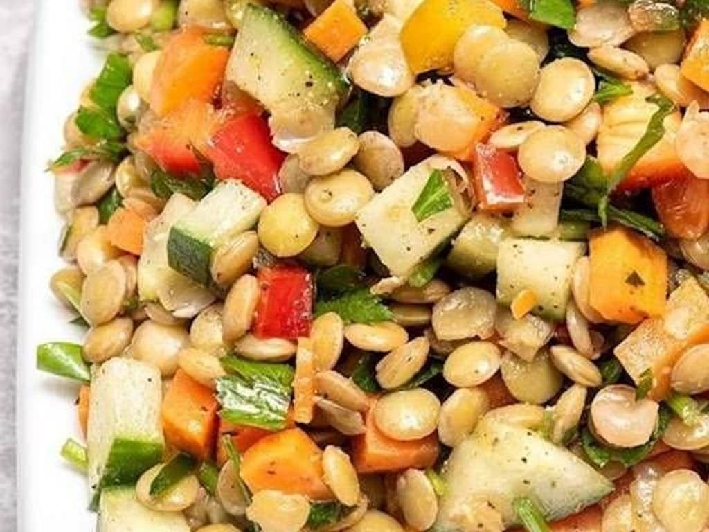 Green Lentil Salad