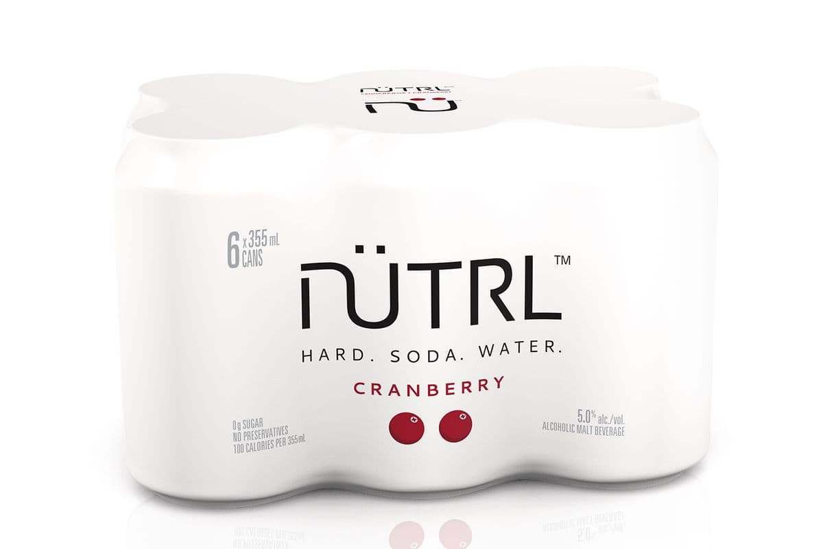 Nutrl Vodka Soda - Cranberry (6 Cans) (6 x 355)