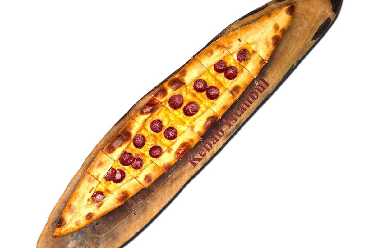 SUCUK & CHEESE PIDE
