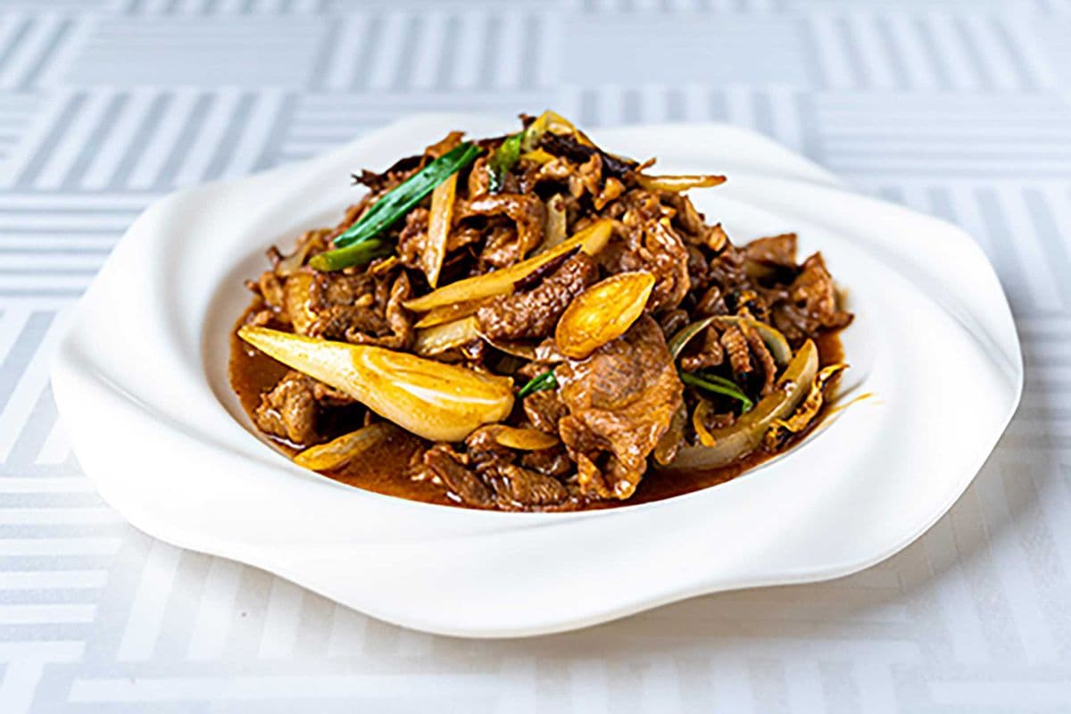 513-Boeuf aux gingembre & échalotes 姜葱牛肉