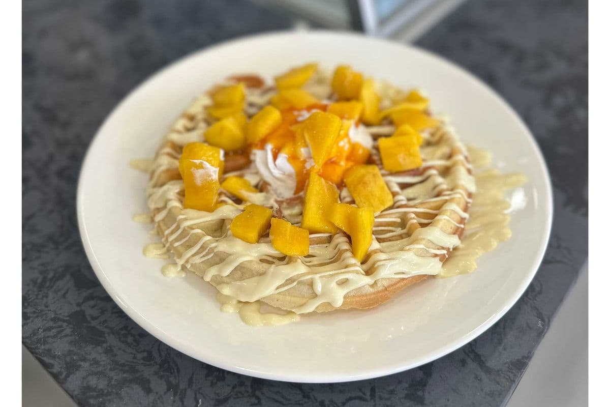 Mango Waffle