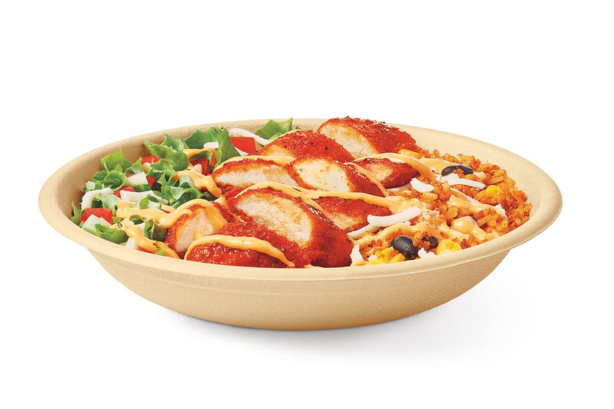 BBQ Crispy Chicken Loaded Bowl with Cheese