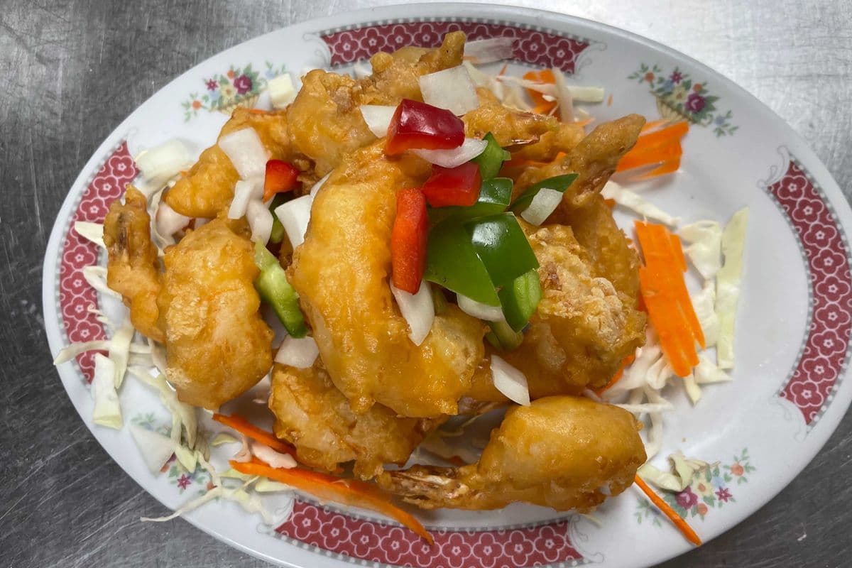 186. Crevettes frites au sel et poivre / Salt and Pepper Shrimp
