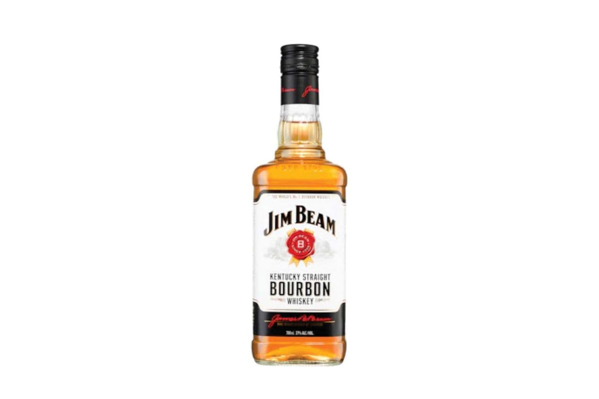 Jim Beam White Label (1 x 750 ml Bottle)